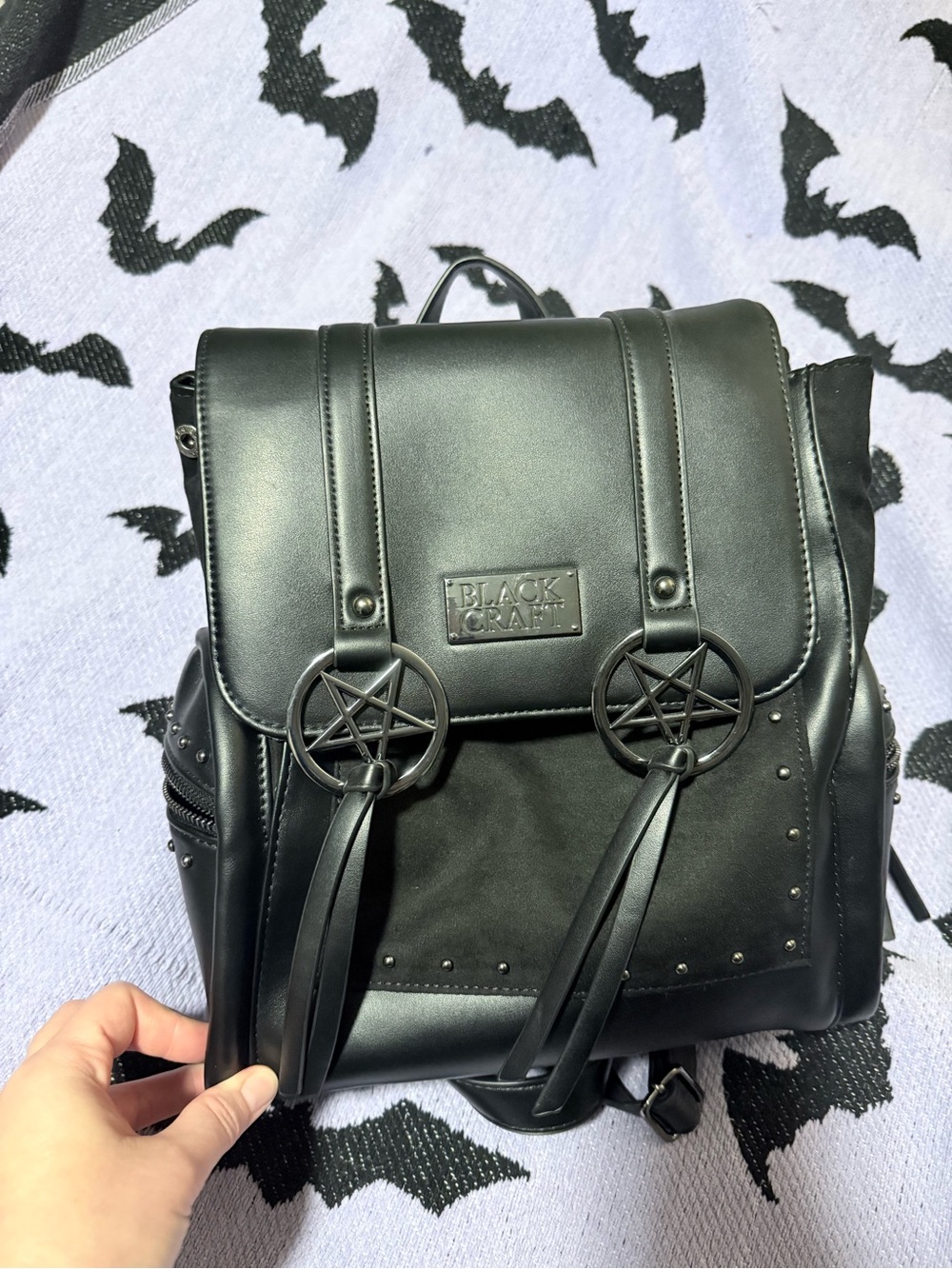 Blackcraft Pentagram Messenger Backpack